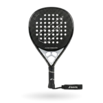 Elvone Hybrid Pro padel racket with a teardrop shape, featuring a 3K carbon surface, medium balance, and a 360g weight for a balanced mix of power and control.
