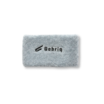 Single grey Gabriq wristband, perfect for athletes looking for support and comfort during intense matches.