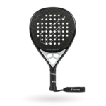 Elvone Hybrid Pro padel racket with a teardrop shape, featuring a 3K carbon surface, medium balance, and a 360g weight for a balanced mix of power and control.