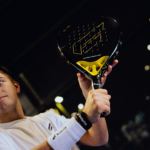 Gabriq padel racket, symbolizing strength and precision, inspired by the wing of Gabriel to help athletes rise above with confidence and style.