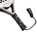 Detailed view of the grip and handle of the Gabriq Elvone WMNS Pro racket