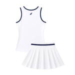 White Gabriq women’s padel outfit with Performance Top and Performance Skirt