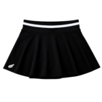 Front view of the black Gabriq Performance Skirt for women