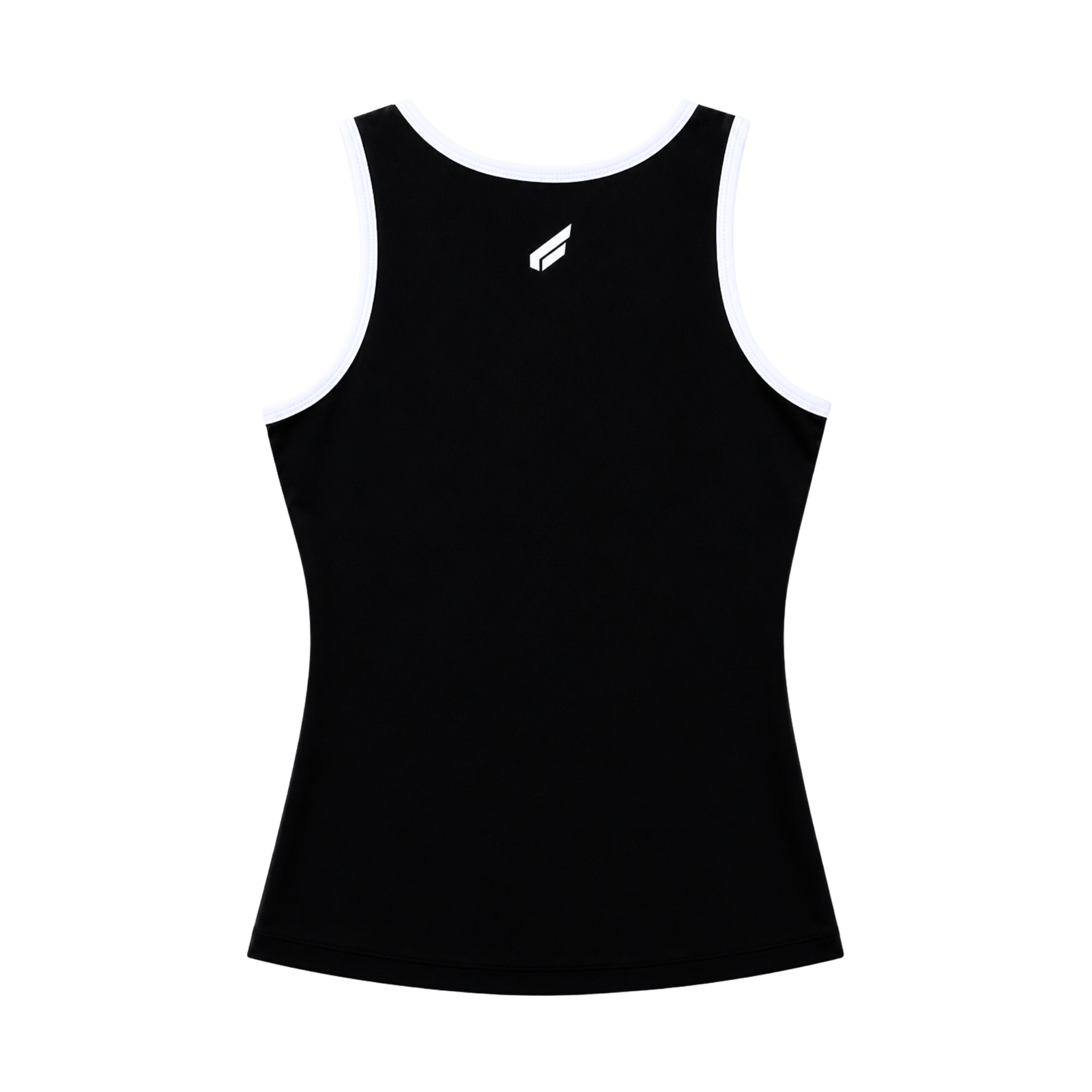Back view of the black Gabriq Performance Top for women